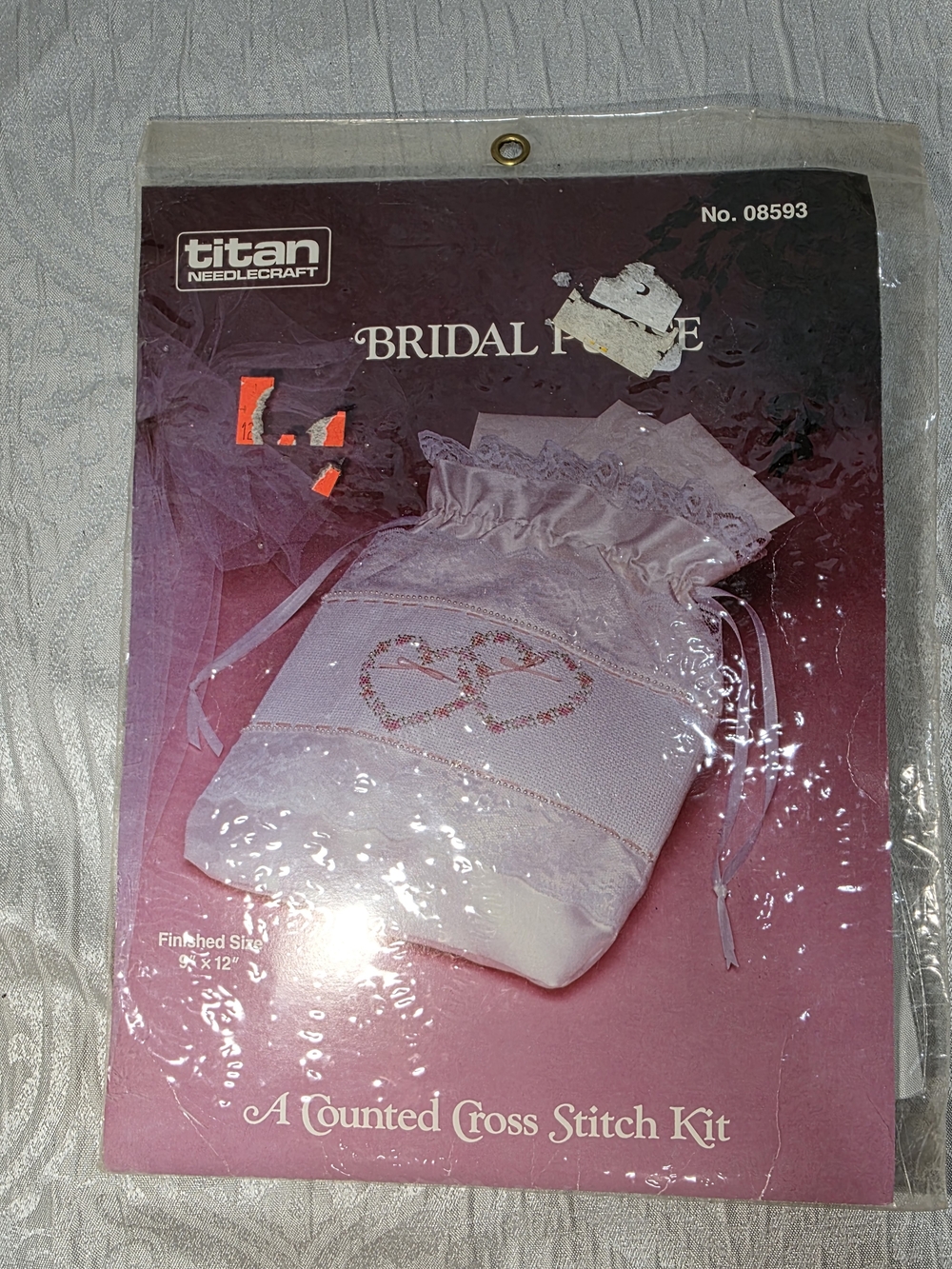 Titan Needlecraft Bridal Purse Counted Cross Stitch Kit
